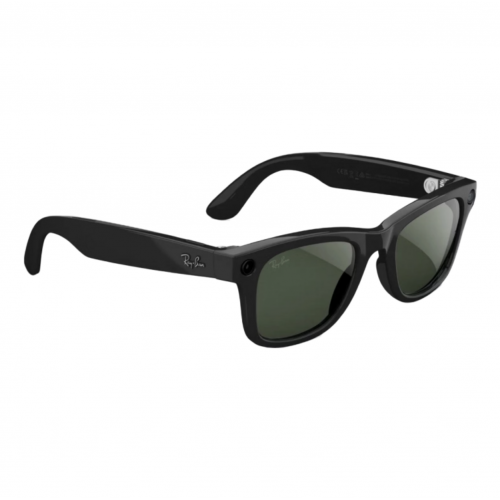 Умные очки Ray-Ban Meta Gen 2 Wayfarer Shiny Black, линзы Transition Graphite Green, 155-53