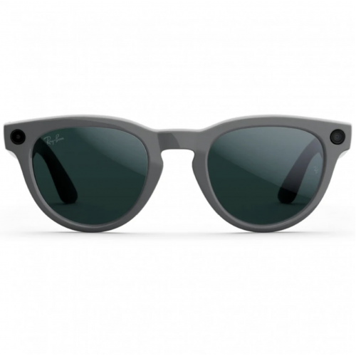 Умные очки Ray-Ban Meta Gen 2 Headliner Shiny Asteroid Grey, линзы Transitions Emerald, 150-50