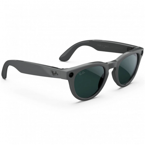 Умные очки Ray-Ban Meta Gen 2 Headliner Shiny Asteroid Grey, линзы Transitions Emerald, 150-50