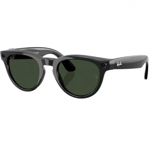 Умные очки Ray-Ban Meta Gen 2 Headliner Shiny Black, линзы Transition Graphite Green, 150-50