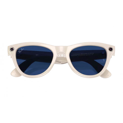 Умные очки Ray-Ban Meta Skyler Shiny Chalky Grey, линзы Sapphire Transitions