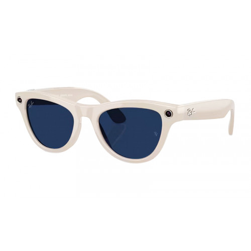 Умные очки Ray-Ban Meta Skyler Shiny Chalky Grey, линзы Sapphire Transitions