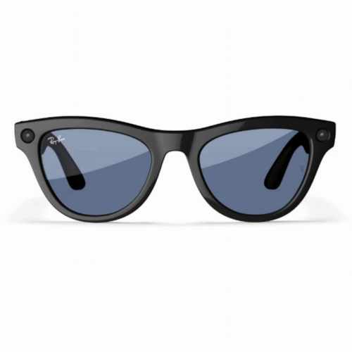 Умные очки Ray-Ban Meta Skyler Shiny Black, линзы Cerullean Blue, 150-52