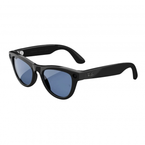 Умные очки Ray-Ban Meta Skyler Shiny Black, линзы Cerullean Blue, 150-52