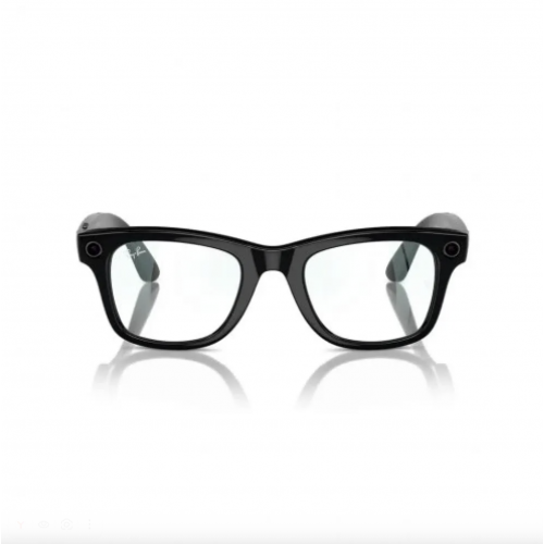 Умные очки Ray-Ban Meta Wayfarer Shiny Black, линзы Clear, 150-50