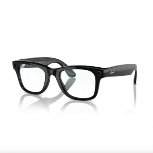 Умные очки Ray-Ban Meta Wayfarer Shiny Black, линзы Clear, 150-50