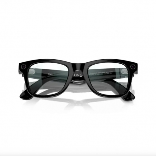 Умные очки Ray-Ban Meta Wayfarer Shiny Black, линзы Clear, 150-50