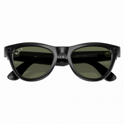 Умные очки Ray-Ban Meta Skyler Shiny Black, линзы Polar G15 Green, 150-52