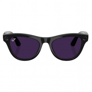 Умные очки Ray-Ban Meta Skyler Shiny Black, линзы Transitions Amethyst, 150-52