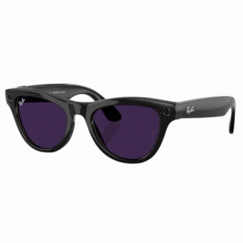 Умные очки Ray-Ban Meta Skyler Shiny Black, линзы Transitions Amethyst, 150-52