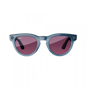 Умные очки Ray-Ban Meta HeadLiner Shiny Jeans, линзы Dusty Red Classic