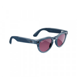 Умные очки Ray-Ban Meta HeadLiner Shiny Jeans, линзы Dusty Red Classic