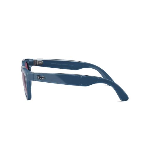 Умные очки Ray-Ban Meta HeadLiner Shiny Jeans, линзы Dusty Red Classic