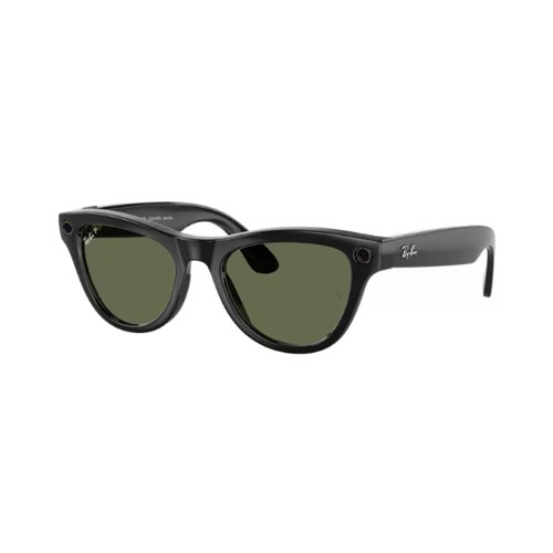 Умные очки Ray-Ban Meta Skyler Shiny Black, линзы Green Classic G-15