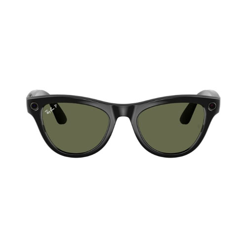 Умные очки Ray-Ban Meta Skyler Shiny Black, линзы Green Classic G-15