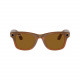Умные очки Ray-Ban Meta Wayfarer Shiny Caramel, линзы Polar Brown