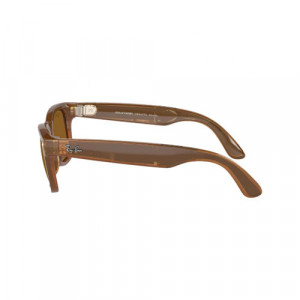 Умные очки Ray-Ban Meta Wayfarer Shiny Caramel, линзы Polar Brown
