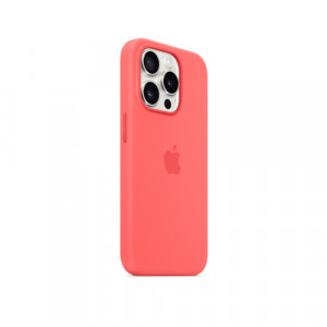 Silicone Case MagSafe iPhone 15 Pro, Гуава