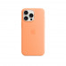 Silicone Case MagSafe iPhone 15 Pro Max, Оранжевый