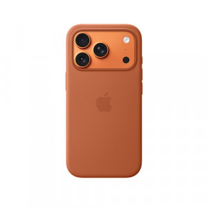 Silicone Case MagSafe iPhone 17 Pro, Терракота