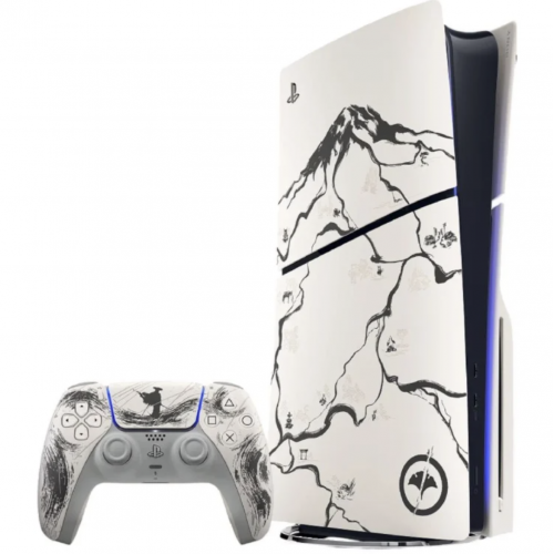 Sony PlayStation 5 SLIM с дисководом, Белый/черный