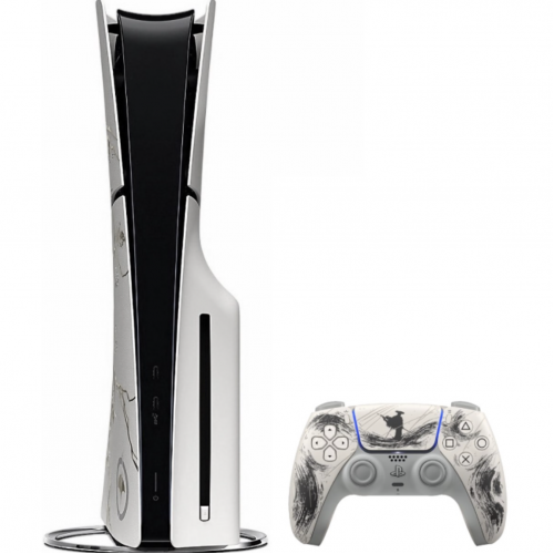 Sony PlayStation 5 SLIM с дисководом, Белый/черный