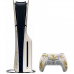 Sony PlayStation 5 SLIM с дисководом, Белый/золотой