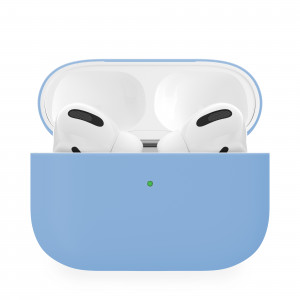 Силиконовый чехол Uzay для Airpods Pro 2, голубой