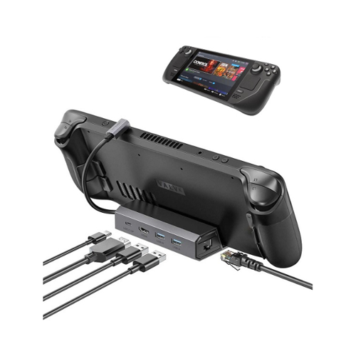 Док-станция Valve Steam Deck Docking Station 5 в 1 USB-C, Серая