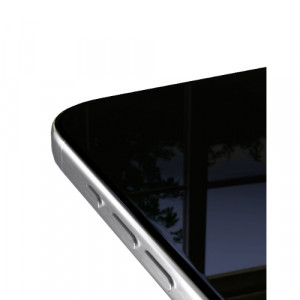 Защитное стекло 2.5D VLP Privacy Glass для iPhone 17/17 Pro/16 Pro, Черная рамка