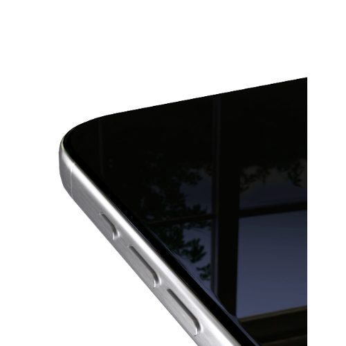 Защитное стекло 2.5D VLP Privacy Glass для iPhone 17/17 Pro/16 Pro, Черная рамка