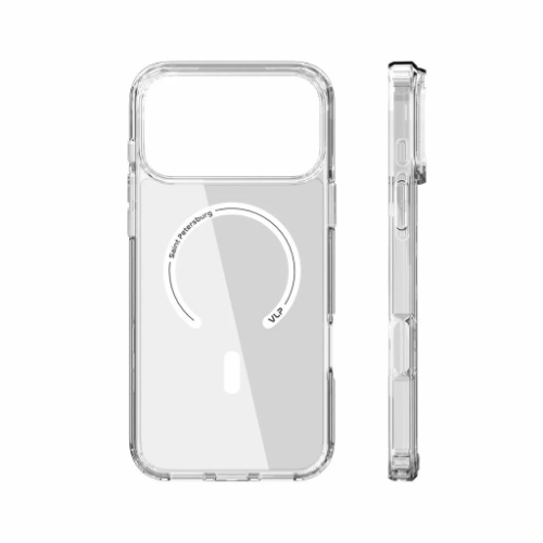 Чехол защитный VLP Lite Air Case MagSafe для iPhone 17 Pro Max, Прозрачный