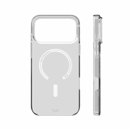 Чехол защитный VLP Puro Case MagSafe для iPhone 17 Pro Max, Прозрачный