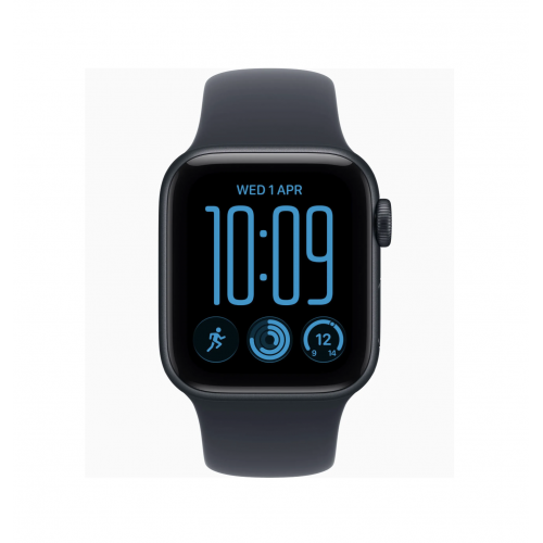 Apple Watch SE 3 (2026), 40 мм, Черный/Темно Синий, Sport Band S/M