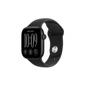 Apple Watch Series 12, 42 мм, Черный, Sport Band S/M