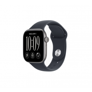 Apple Watch Series 12, 42 мм, Серебристый/Синий, Sport Band S/M