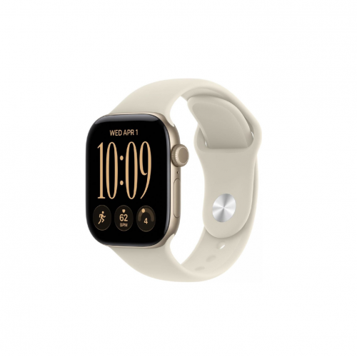 Apple Watch Series 12, 46 мм, Светлое золото, Sport Band M/L