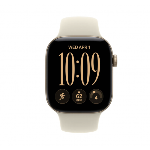 Apple Watch Series 12, 46 мм, Светлое золото, Sport Band M/L