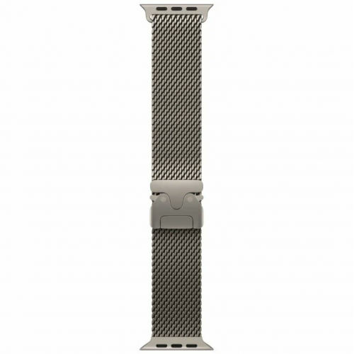 Apple Watch Ultra 2, 49 мм, S, Натуральный титан Milanese loop