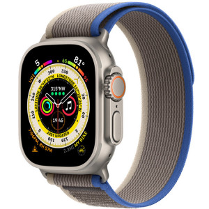 Apple Watch Ultra 2, 49 мм, S/M, Серый/Синий Trail Loop