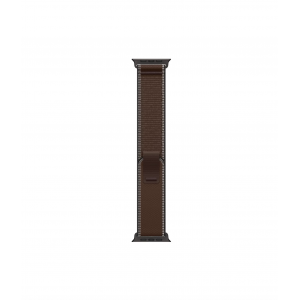 Apple Watch Ultra 4 49mm, Черный титан/Коричневый Trail Loop (S/M)