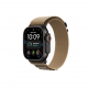Apple Watch Ultra 4 49mm, Черный титан/Капучино Alpine Loop (L)