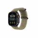 Apple Watch Ultra 4 49mm, Черный титан/Полупрозрачный Ocean Band