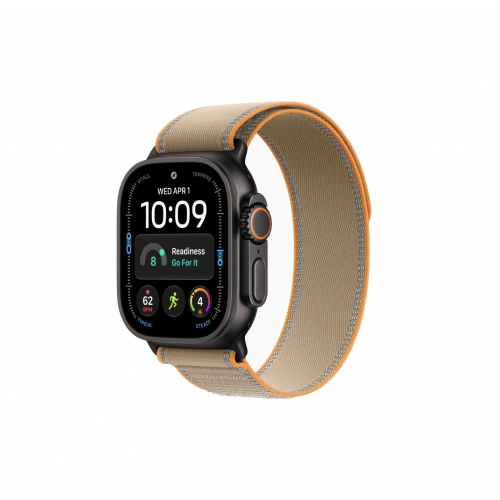 Apple Watch Ultra 4 49mm, Черный титан/Песочный Trail Loop (M/L)
