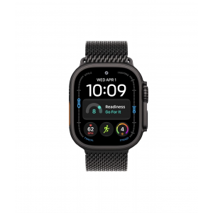 Apple Watch Ultra 4 49mm, Черный титан Milanese Loop (S)