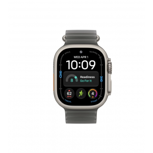 Apple Watch Ultra 4 49mm, Натуральный титан/Серый Ocean Band