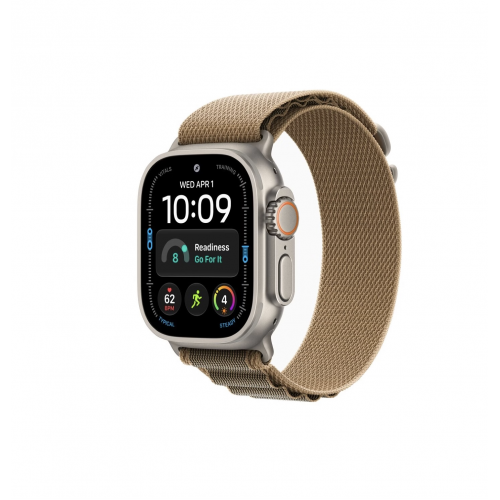 Apple Watch Ultra 4 49mm, Натуральный титан/Капучино Alpine Loop (L)