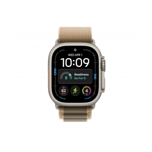 Apple Watch Ultra 4 49mm, Натуральный титан/Капучино Alpine Loop (M)