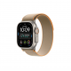 Apple Watch Ultra 4 49mm, Натуральный титан/Песочный Trail Loop (M/L)