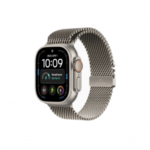 Apple Watch Ultra 4 49mm, Натуральный титан Milanese Loop (M)
